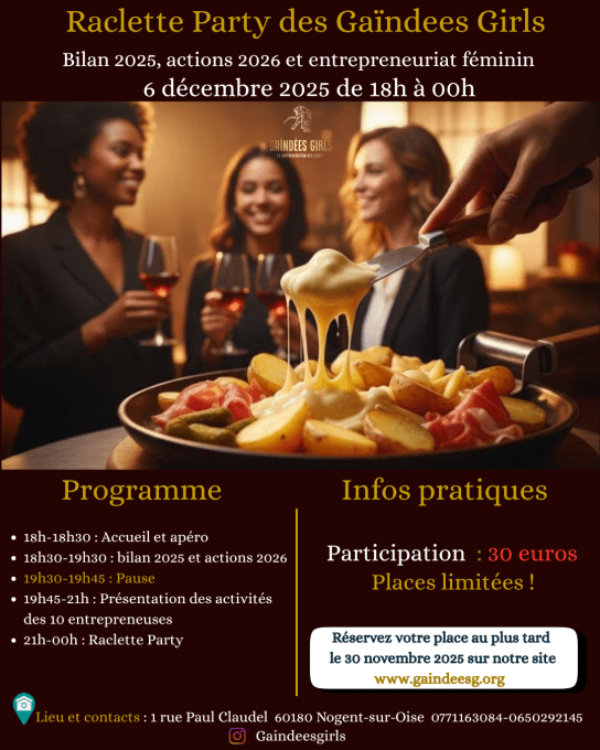 Raclette party des Gaïndées Girls