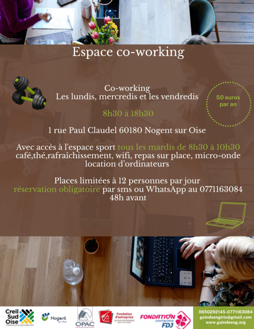 Adhésion annuelle Co-working